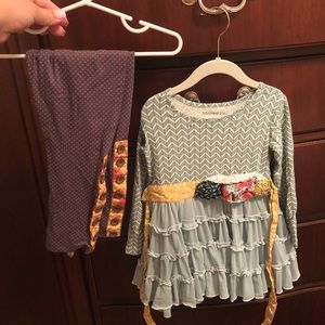 Mustard Pie Top w/ Leggings